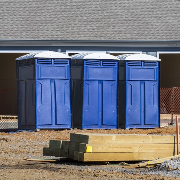 are there any restrictions on where i can place the portable toilets during my rental period in Galatia IL